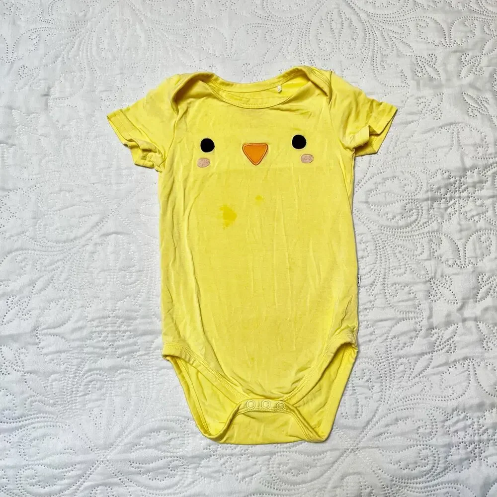Little Sleepies Bamboo Chickie Bodysuit Size 6-12 months